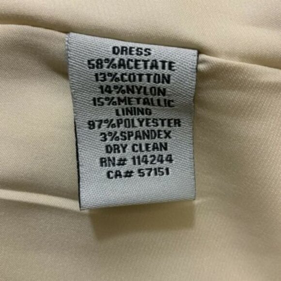 Eliza J Dress Gold-tone Bow Front Occasion Cocktails Formal 10 - Picture 8 of 12